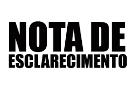 NOTA DE ESCLARECIMENTO