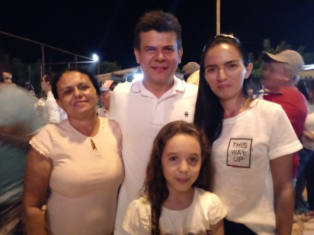 Prefeito Juninho Alves participa do encerramento da festa de Nossa Senhora da Saúde