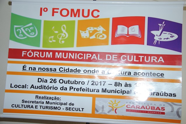 1º Fórum Municipal de Cultura acontece em Caraúbas