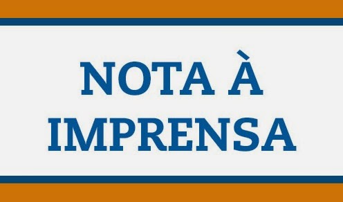 NOTA  À IMPRENSA E À SOCIEDADE