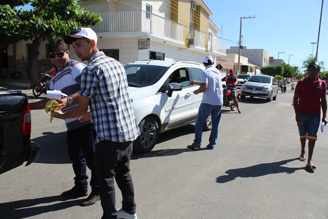 Coordenação realiza blitz de lançamento da 2ª Expoeste Caraúbas