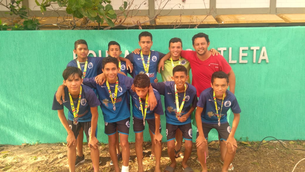 Equipe de futebol de areia da Escola Acací Viana é vice-campeã dos Jerns 2018 em Natal