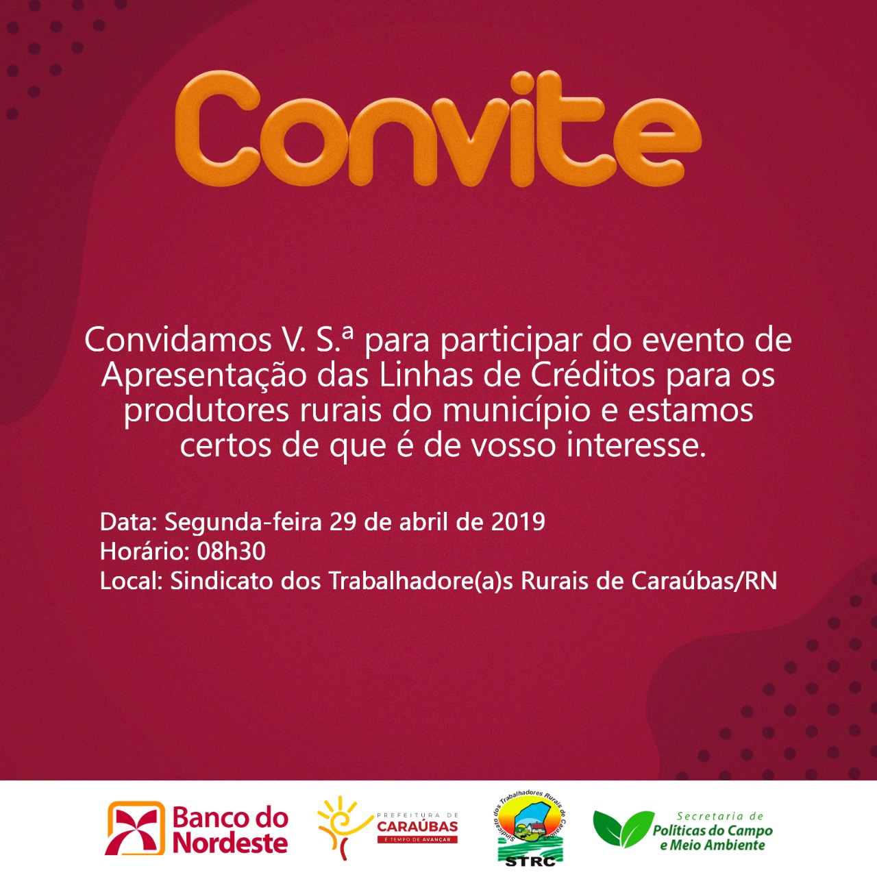 Secretaria de Políticas do Campo reúne agricultores para apresentar financiamentos e linha de crédito junto ao Banco do Nordeste