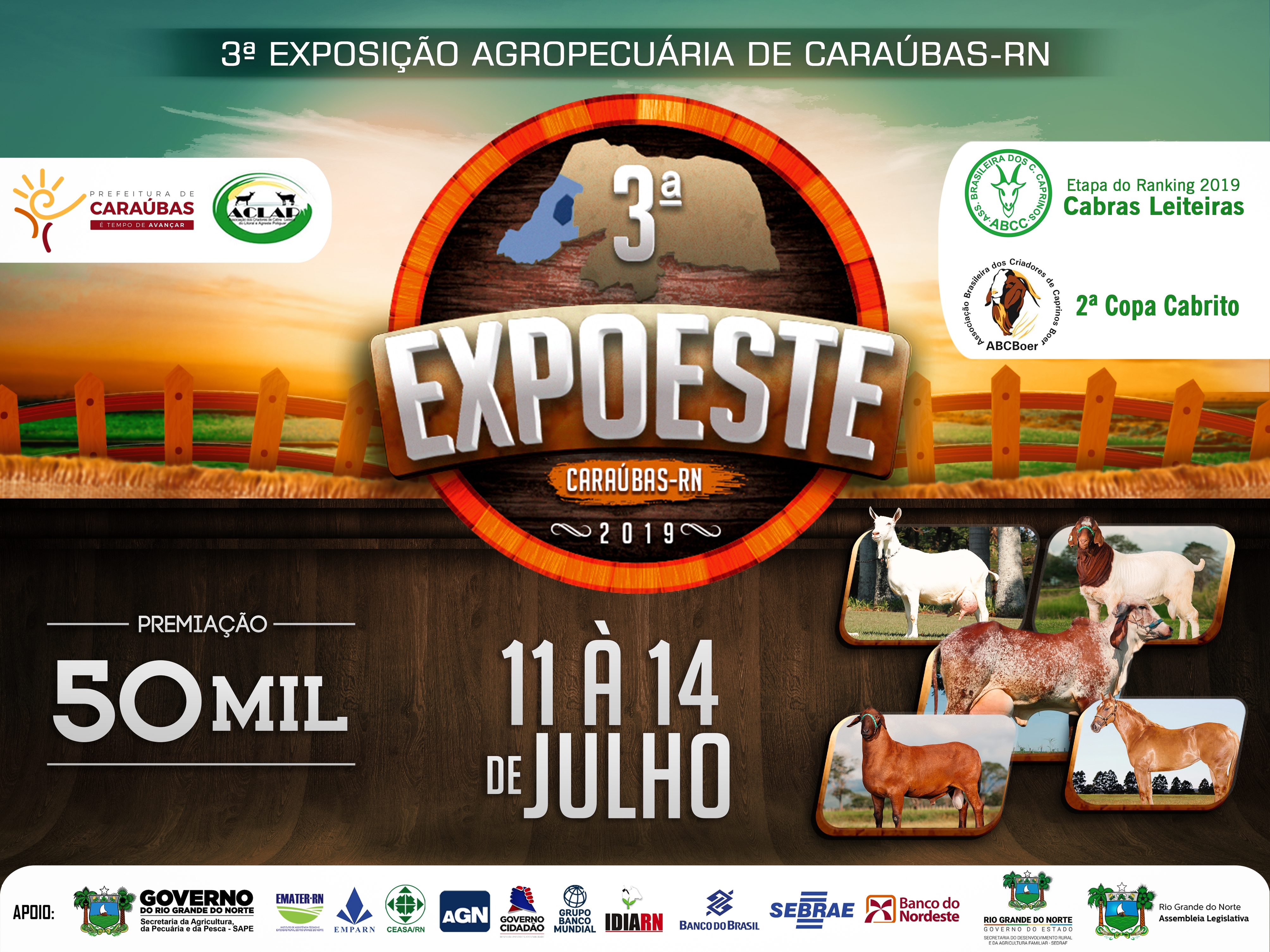 Comissão organizadora da 3ª Expoeste amplia estrutura e disponibiliza 200 currais para criadores durante evento que acontece em julho  