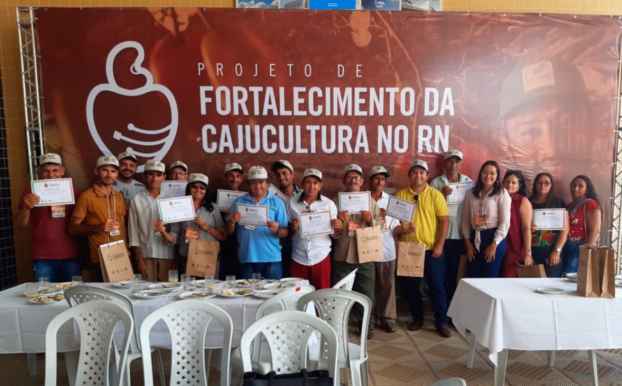 Secretário de Políticas do Campo Elionaldo Benevides participa do encerramento do projeto Cajucultura