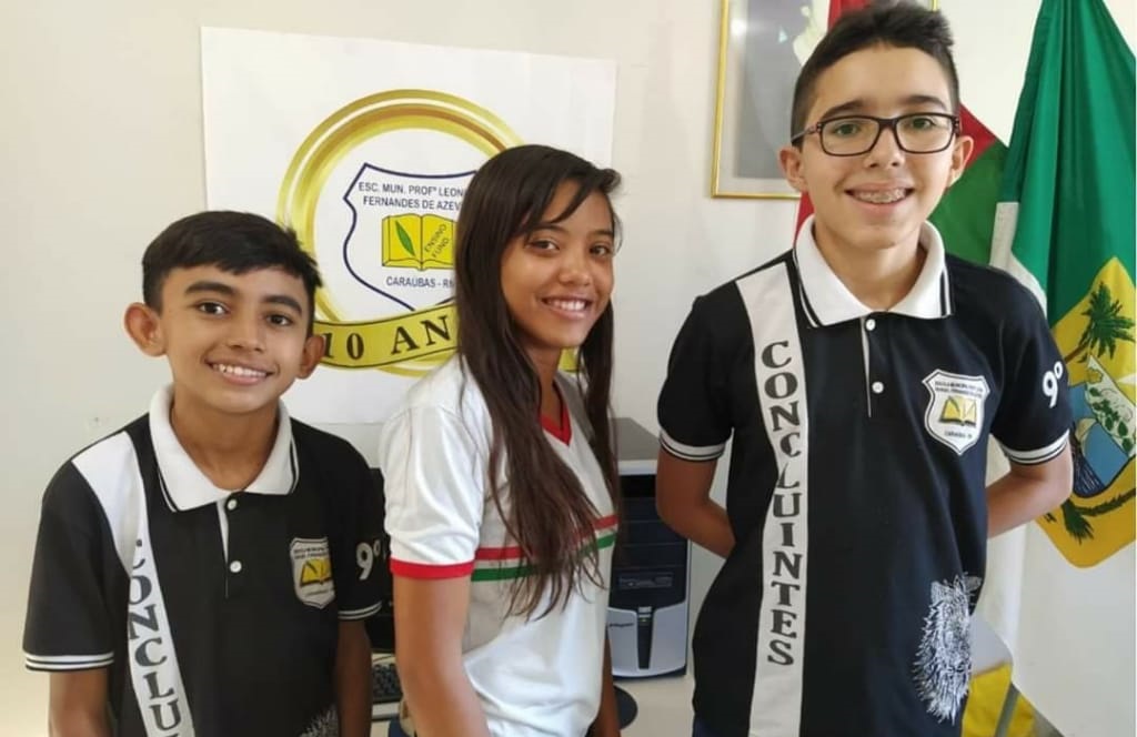 Escola Leônia Gurgel festeja aprovação de alunos para ingressar no IFRN