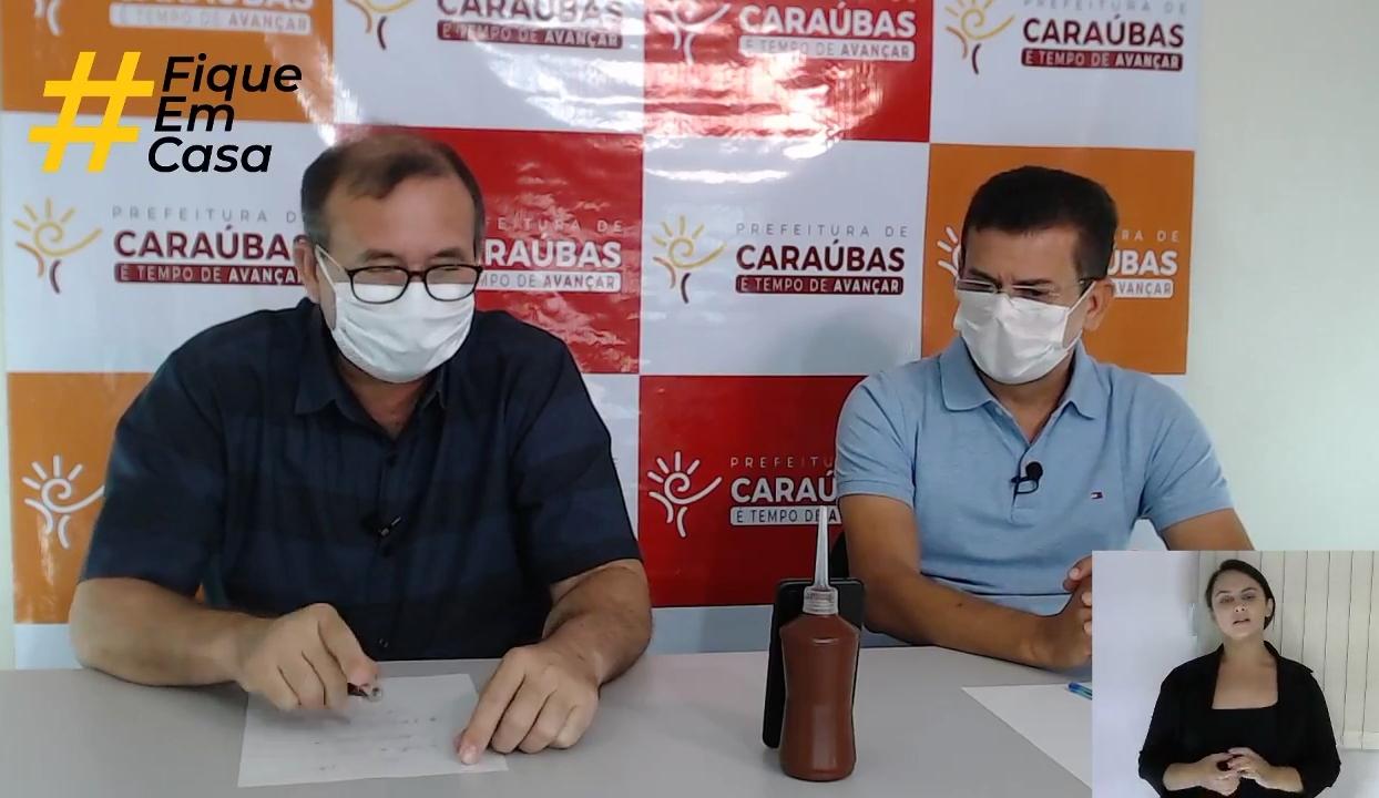 Prefeitura de Caraúbas intensifica combate ao Coronavírus e alerta: Fique em Casa