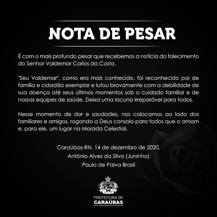 Nota de Pesar