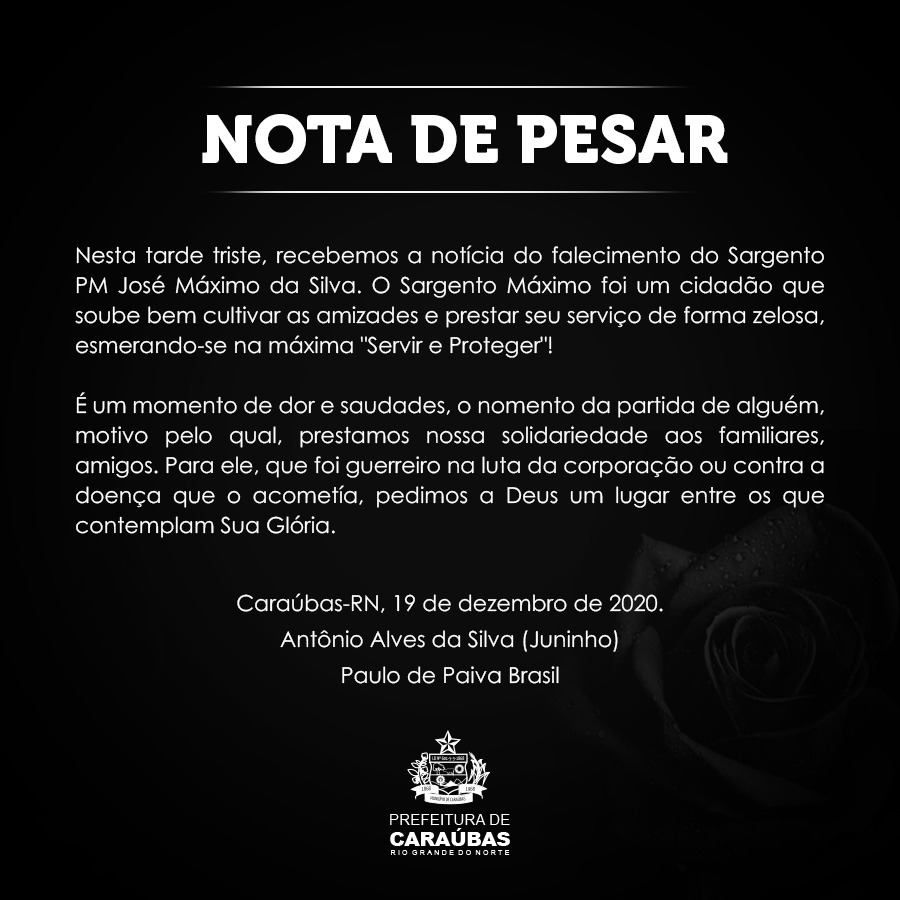 Nota de Pesar