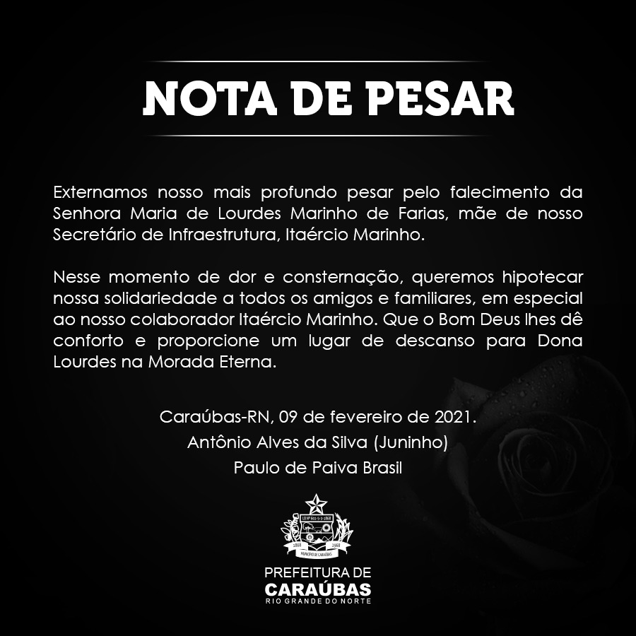 Nota de Pesar