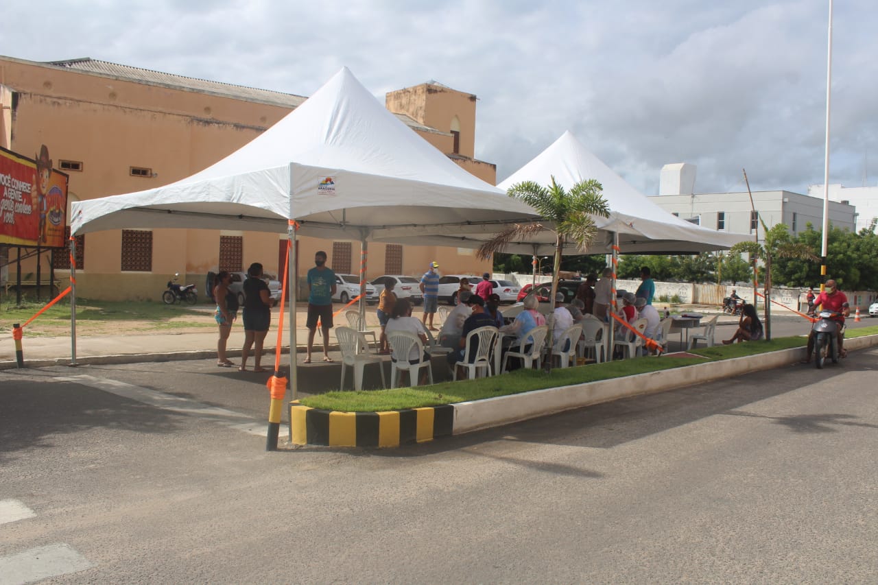 Drive-Thru Direcionado realiza 175 testes de Covid-19 no Centro de Caraúbas