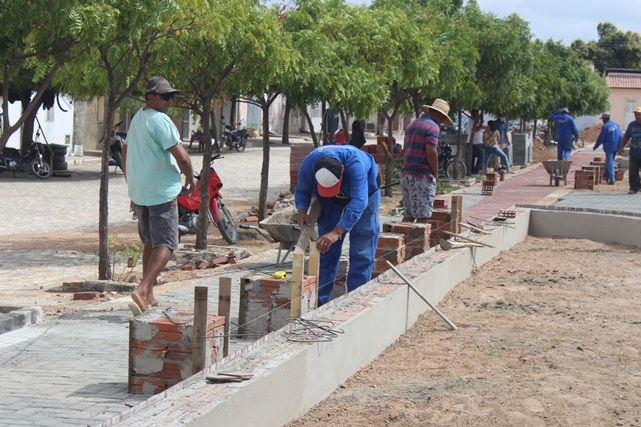 Preforma da Praça Elizabethe Elita de Lima em Caraúbas