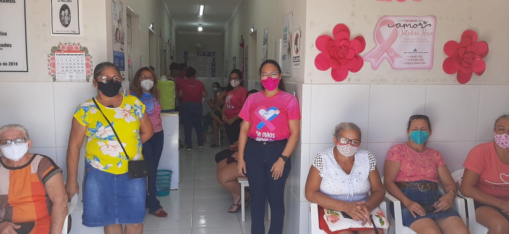 Em mês dedicado ao Outubro Rosa UBS do São Geraldo em Caraúbas realiza palestras e exames para as mulheres