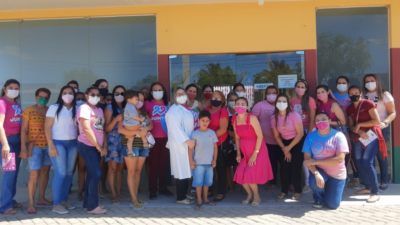 UBS do Alto São Severino em Caraúbas promove momento especial para as mulheres em alusão ao Outubro Rosa