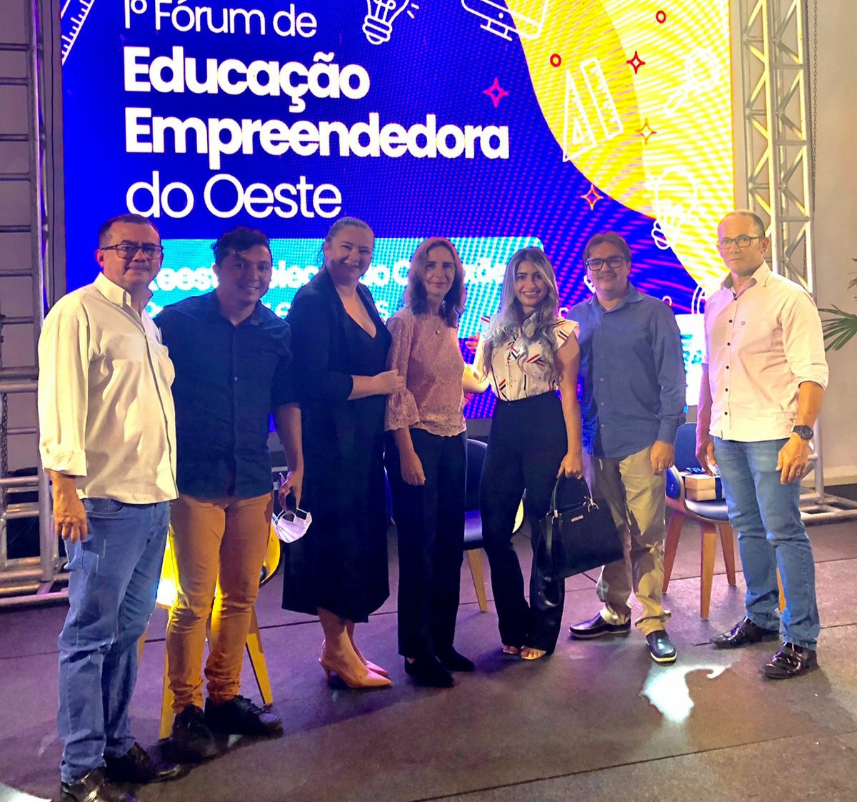 Representantes da Educação de Caraúbas participam do 1° Fórum de Educação Empreendedora promovida pelo Sebrae