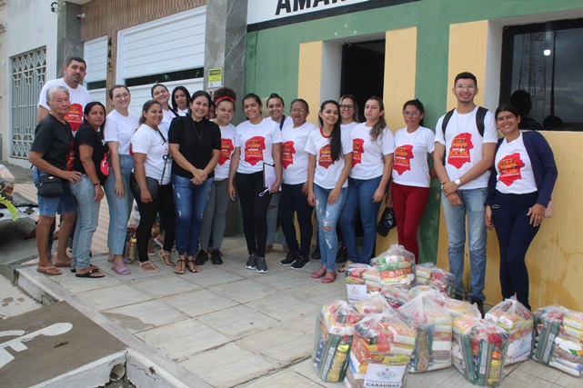 Em ação solidária Prefeitura de Caraúbas distribui cestas básicas para famílias carentes na Semana Santa