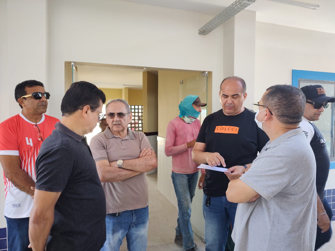 Prefeito Juninho Alves visita obras da Creche Modelo e ponte do Alto São Severino