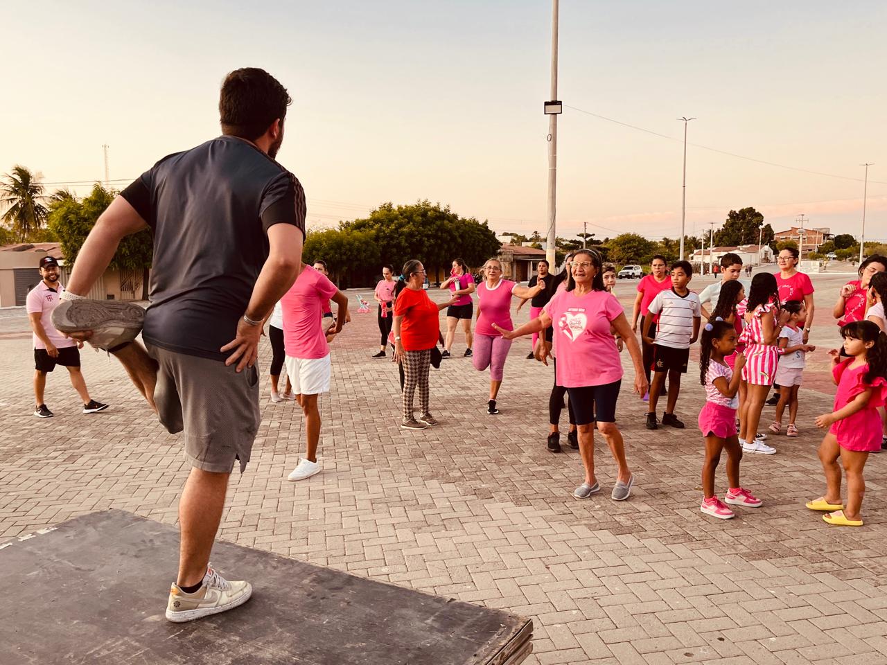 Academia da Saúde realiza evento voltado para mulheres dentro da campanha Outubro Rosa