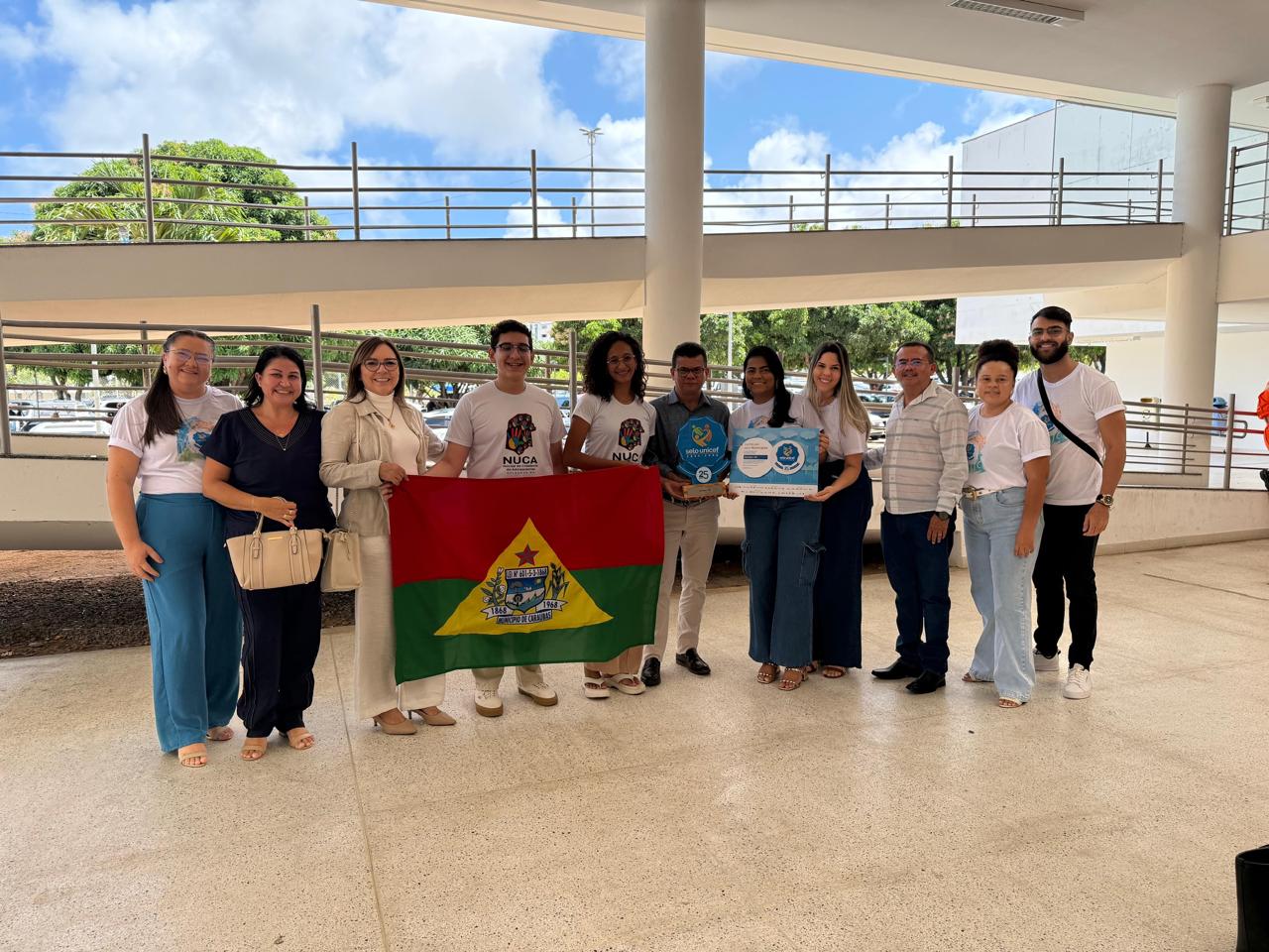 Em Natal prefeito Juninho Alves e equipe recebem Selo Unicef para o município de Caraúbas